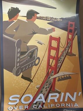 Soarin' Over California Disneyland California Adventure Poster